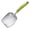 G004- Yellow Green (Yellow Green Handle), variant on Cat Litter Scooper, Pooper Scooper Long Handle, 16 in Overall Length, Diagonal Open Slots, Non-Clog Sifting, Feline Waste Removal, Navy Blue Handle, 1 Pc