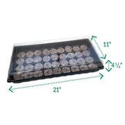 Jiffy 36 Cell Greenhouse Seed Starter Kit with 50mm Peat Pellets