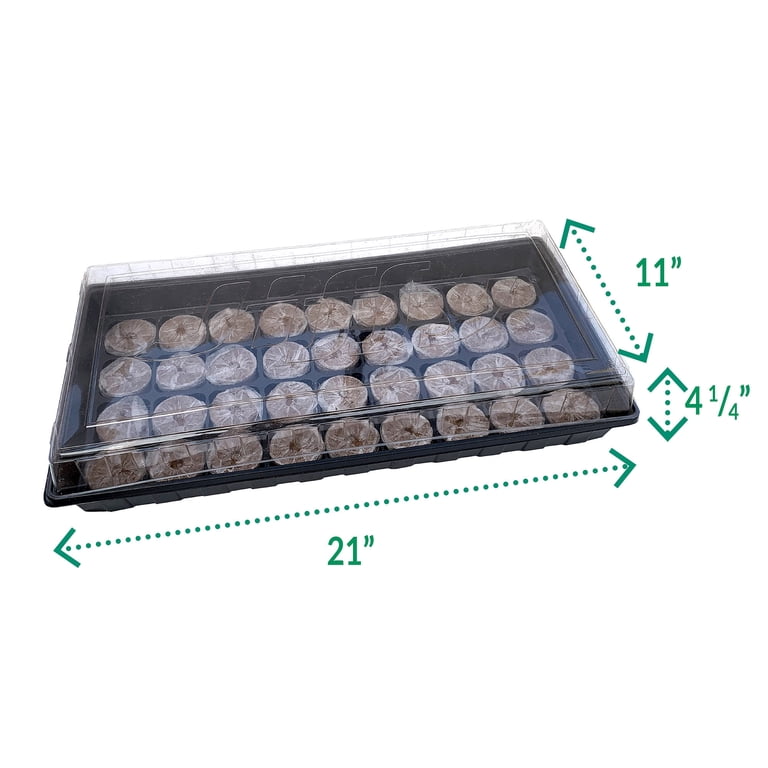 Jiffy Seed Starter Greenhouse Kit, 36 Cell with Peat Pellets photo 8