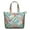 Green Pioneer Flower, variant on Green Floral and Petal Pattern Travel Tote Bags for Women Carry On,Large Weekender Bags for Women Travel,Multi Functional Duffle Bag for Work,Shopping,Sports