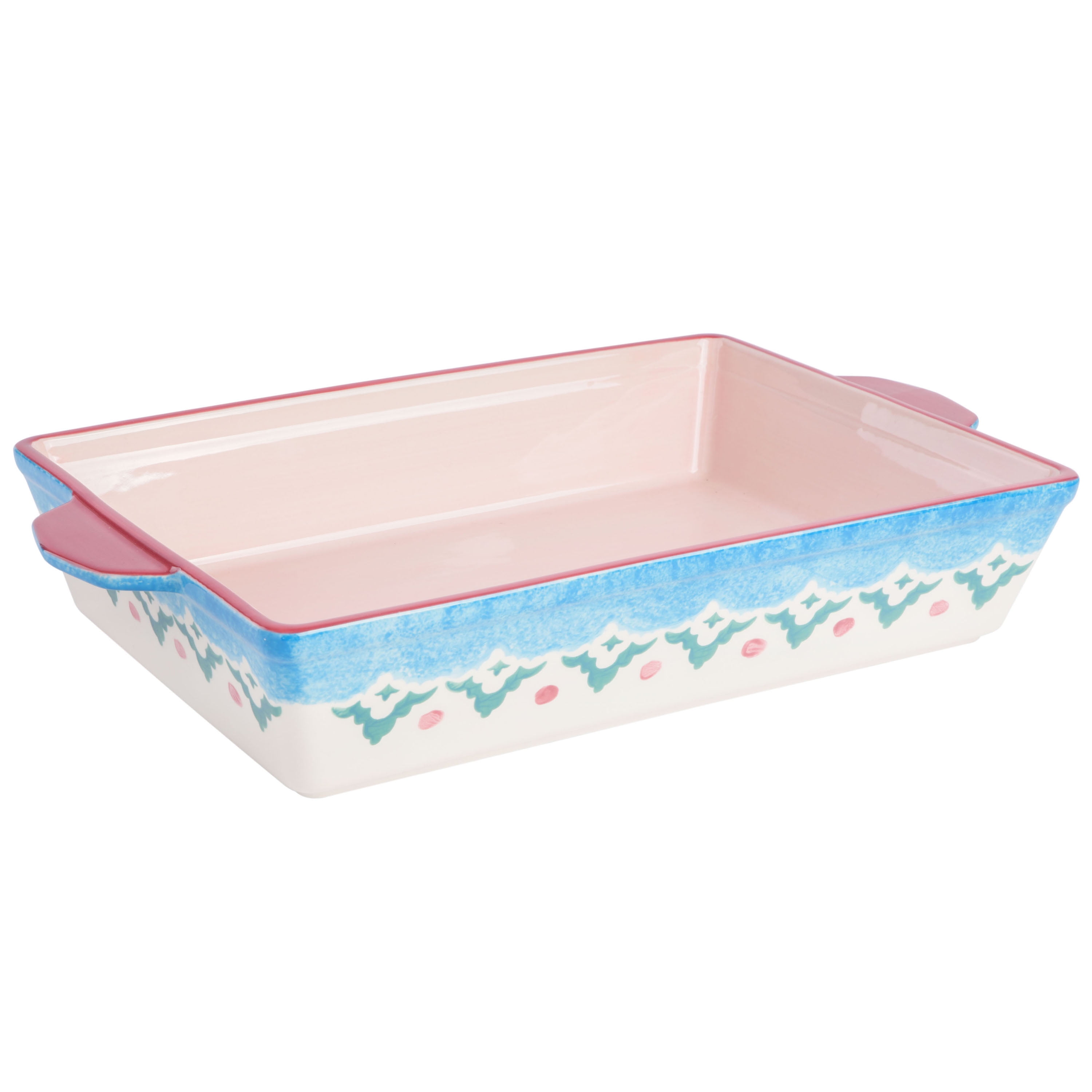 Spice by Tia Mowry - Savory Saffron Coral 2-Piece Stoneware Bakeware Set