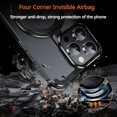 thumbnail image 3 of Iphone 15 Series Frameless Design Phone Case With Hidden Phone Holder,iPhone 16 Pro Max, 3 of 7