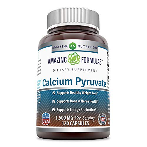 Amazing Nutrition Calcium Pyruvate Supplement * 1500 mg Per Serving of