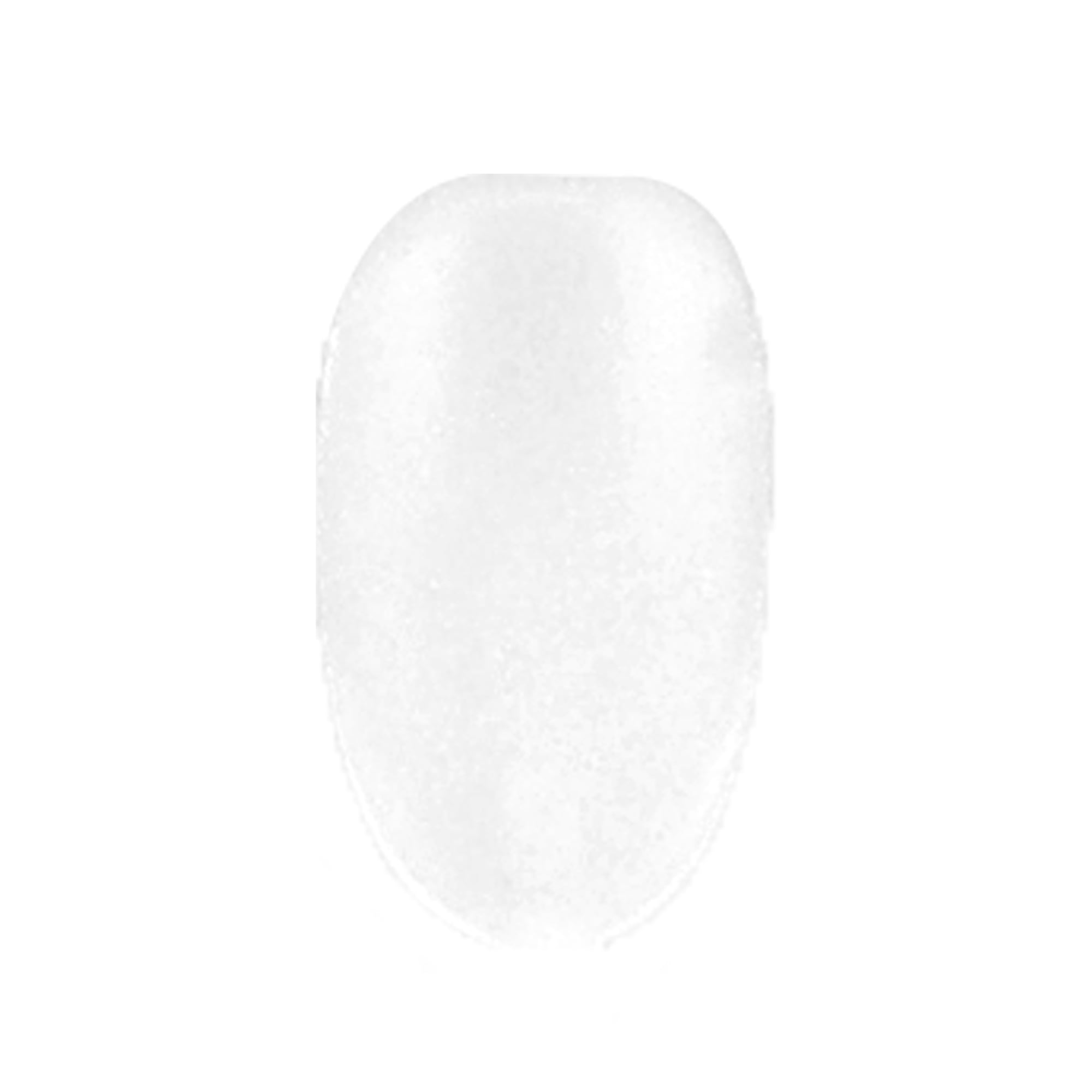 Unique Bargains Women's Matte Fake Nails Kit Clear 1 Set Short Round