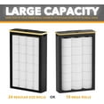 thumbnail image 2 of SpaceAid Extra Large Toilet Paper Storage with Lid, Slim Basket Holder, Black, 2 of 7