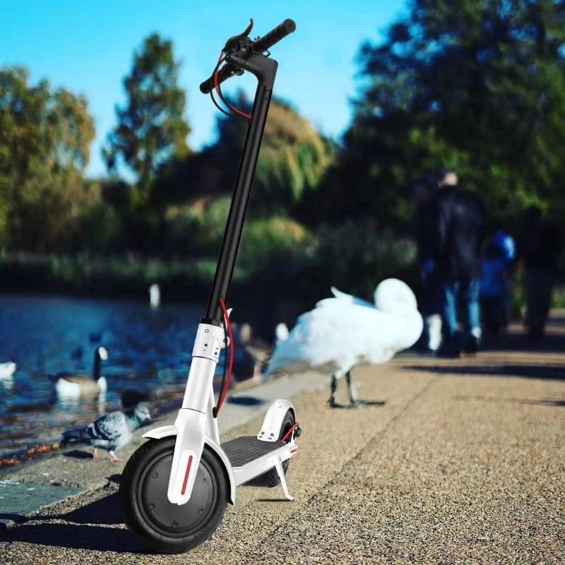 Kids Electric Scooter Bike, Powerful 350W Motor, 18.6 Miles Long-Range Battery, Up to 15.6 MPH, 8.5" Vacuum Tyres, Portable Folding Design Commuting Motorized Scooter for Kids Adults