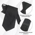 thumbnail image 2 of Corbata con cremallera Minnieouse para hombres textura suave negra NÚMERO 41, 2 of 6
