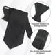 thumbnail image 2 of Corbata con cremallera Minnieouse para hombres textura suave negra NÚMERO 41, 2 of 6