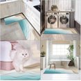 thumbnail image 6 of Abstract Summer Beach Anti-Fatigue Kitchen Rug Set of 2 Blue Brown Vintage Cushioned Kitchen Floor Standing Mat Waterproof Non-Slip Kitchen Mat and Rugs PVC Ergonomic Comfort Foam Rug, 6 of 6
