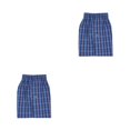 thumbnail image 2 of Minnieouse Ropa interior de hombre, bóxer tejido, pantalones cortos masculinos, suavidad, flexible al tacto, comodidad, pantalones de algodón Azul oscuro SG 2piezas, 2 of 6