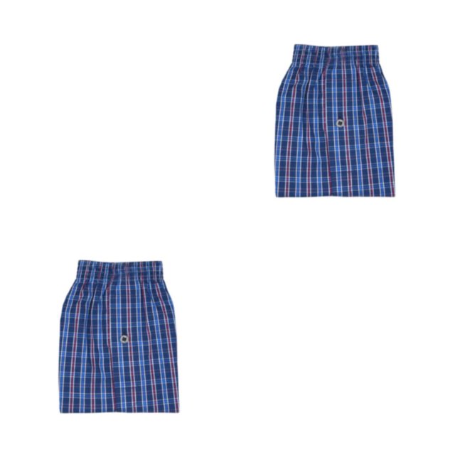 Sonducket Ropa interior de hombre, bóxer tejido, pantalones cortos masculinos, ropa interior suelta, mano de obra fina, ropa de dormir flexible Azul oscuro SG 2Conjunto