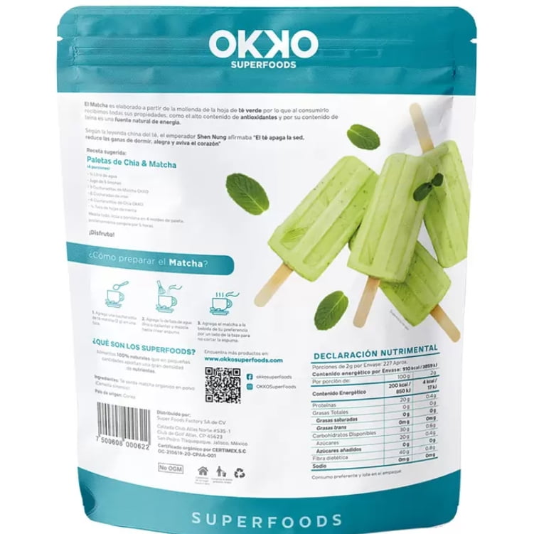 Okko Matcha Green Tea 454 g