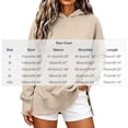 thumbnail image 3 of Enjoytime Hoodies for Women Long Sleeve Solid Color Side Slit Sweatshirt Fall Winter Soft Casual Pullover Hoodie, 3 of 6