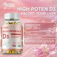 thumbnail image 2 of High Potency D3 5000 IU - Strengthen Bones, Support Muscle Function, Enhance Immunity - 120 Capsules, 2 of 7