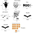 thumbnail image 2 of 1pcs Halloween Window Sticker Ghost Spider Bat Pumpkin Pattern Cute Window Decal Window Clings for Halloween Decoration Party Supplies(Boo), 2 of 7