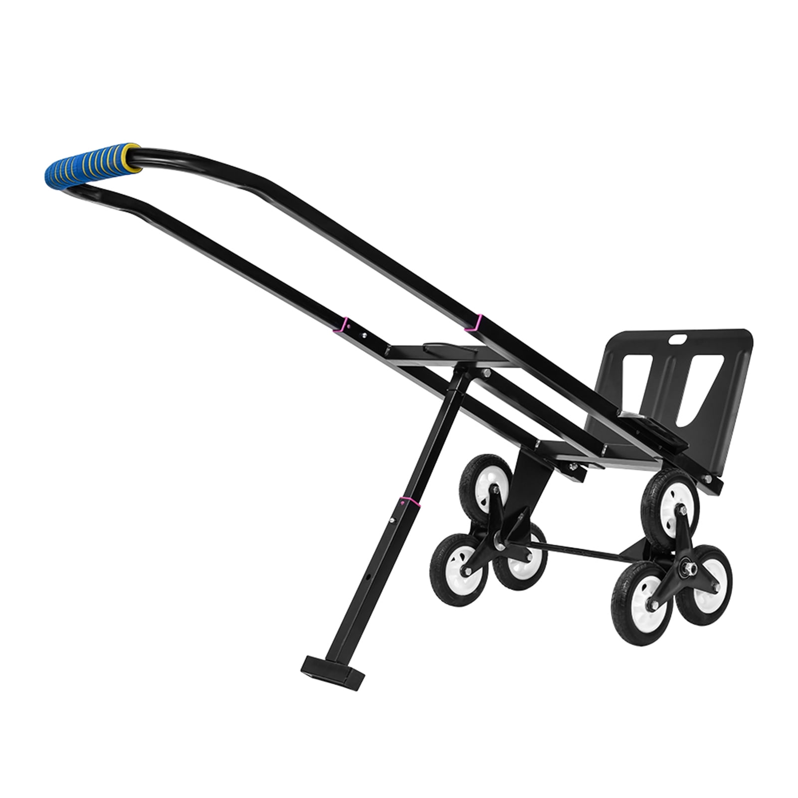 Details about   Trolley Foldable Portable Climbing Hand Truck 6 Wheel Stair Climber Dolly Cart 