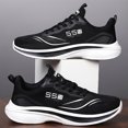 thumbnail image 5 of GrmtClth Unisex Lightweight Knit Athletic Shoes Lace Up Shock Absorption Anti Slip Thick Bottom Casual Gym Jogging Sneakers, 5 of 7