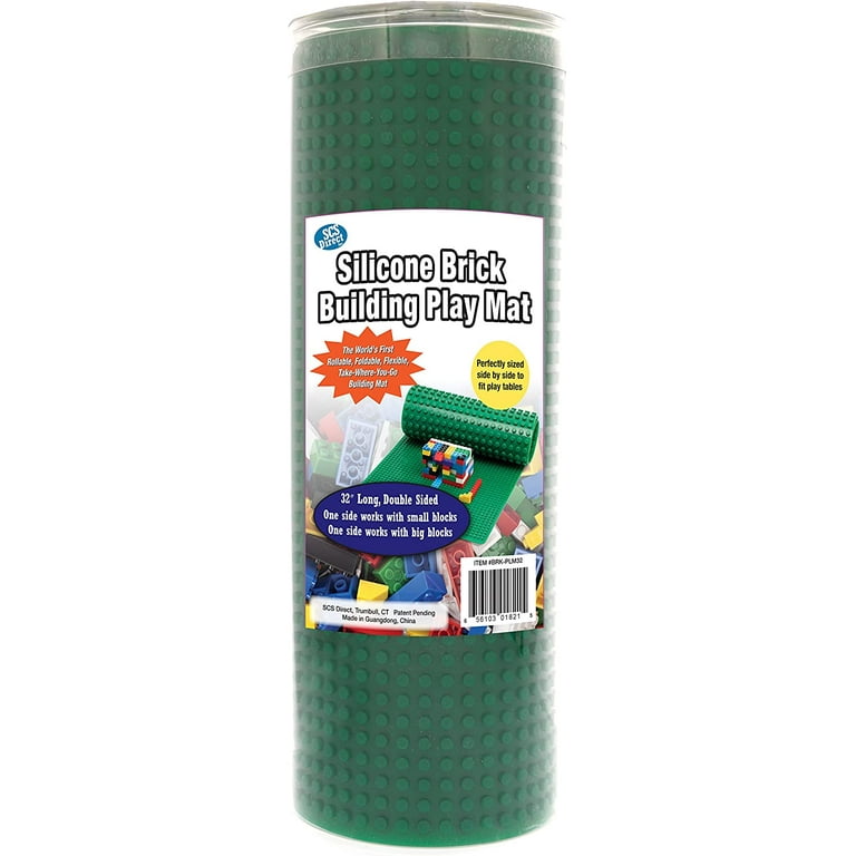 Silicone brick building play mat hot sale