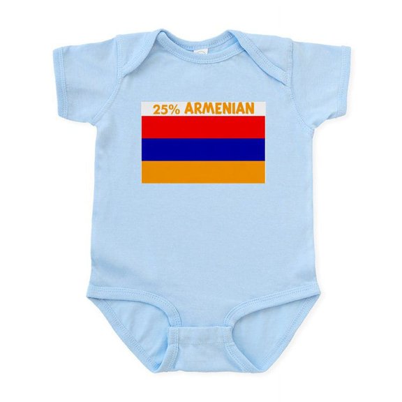 CafePress - 25 PERCENT ARMENIAN Infant Bodysuit - Baby Light Bodysuit, Size Newborn - 24 Months