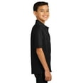 thumbnail image 3 of Port & Company Youth Core Blend Jersey Knit Polo-S (Jet Black), 3 of 6