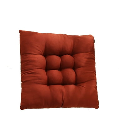 

YiBai Solid Color Frosted Chair Cushion Dining Chair Cushion Office Student And Winter Seat Cushion Non Fading Brown S for Father Dad