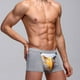thumbnail image 5 of Ropa Interior 3D Impresa para hombre Sunnimix calzoncillos Atractivos Gris L, 5 of 8