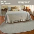 thumbnail image 3 of Homespice Slate Washable 8x10' Oval Rug for Living Room, Bedroom Rug and Dining Room, Indoor-Outdoor Patio Rug Pet Friendly. Decor Style- Farmhouse Rug, Rustic, Country, Gray Braided Rug, 3 of 7