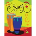 thumbnail image 3 of Grey, Jace 19x24 Black Modern Framed Museum Art Print Titled - Song I, 3 of 5