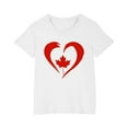 thumbnail image 2 of Piuwrlz 9 Years Girls Short Sleeve T-Shirt Teen Summer Printed T Shirt White Crew Neck Cotton Shirt Top White Size 9 Years, 2 of 5