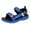 Blue, variant on UngA Kids Sandals Boys Double Adjustable Strap Lightweight Sandals Grey,3.5