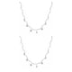 thumbnail image 4 of Guardurnaity Collar de cadena Oro Plata Estrella Estilo simple Borlas Gargantillas universales Día de San Valentín Collares para mujeres Niñas Type2 NO2, 4 of 6