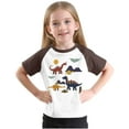 thumbnail image 4 of RXIRUCGD 2025 Vêtements d'Été pour Enfants Tout-Petits Garçons Filles Mode Mignon Col Rond Imprimé Manches Courtes Haut, 4 of 7