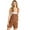 Rust, variant on Revolt Women's Juniors Classic Twill Short Overalls (Rust, Large)
