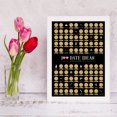 thumbnail image 4 of The Adventure Chanllege 100 Love Valentine's Present Dates scratch off poster Beautiful Icons in Bags Package for Adult Lovers base roja Inevent HA028200-02, 4 of 7