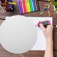 thumbnail image 1 of BESTYASH 1PC Painting Canvas Panel White Round Artist Canvas for Travel Use Display, 1 of 5