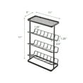 thumbnail image 5 of Yamazaki Home  Shower Caddy - Three Sizes, Steel, Medium,  Holds up to 9 dispensers, Holds 26.4 lbs Black, 5 of 5