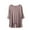 Khaki, variant on ZyeKqe Nightgowns for Women Long Sleeve V Neck Sleep Shirts Plus Size Pajamas Top Loose Comfy Pjs Top Sleepwear