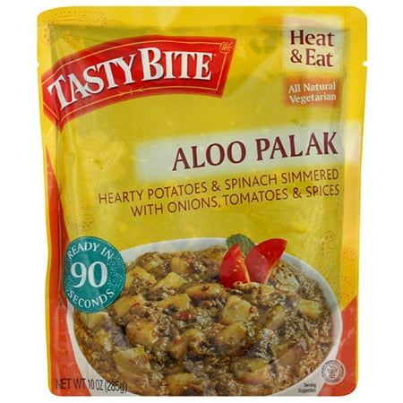 Tasty Bite Aloo Palak Entree, 10 oz, (Pack of 6)