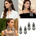 thumbnail image 2 of YIEMEEN Elegant Long Tassels Dangle Earrings Allergy Resistant Alloy Lightweight Design Perfect for Parties and Daily Outfits, 2 of 12