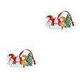 thumbnail image 3 of Moyic Colgante de Navidad de estilo de dibujos animados, adorno colgante, decoración de puerta de ventana de Navidad alegre, regalo de decoración Type2 NO2 Moyic CBP181848, 3 of 5