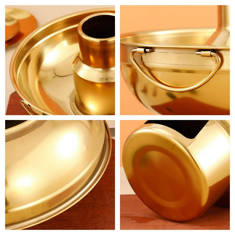 Chinese Hot Pot Old Beijing Hotpot with Handles Vintage