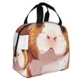 thumbnail image 2 of Easygdp Cartoon Guinea Pig Bolsa Térmica Premium - Tela Oxford Impermeable, Gran Capacidad, Bolsillo Frontal, Unisex para Trabajo, Escuela, Actividades al Aire Libre y Picnics, 2 of 8