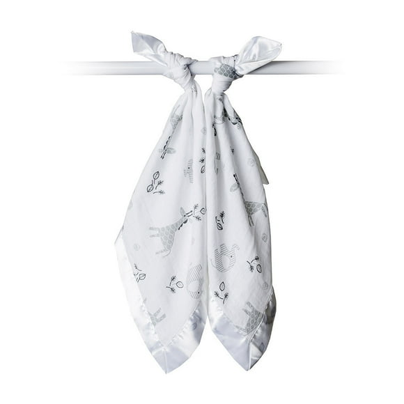 Lulujo - Doudous de Sécurité, Lot de 2, Mousseline de Coton - Ours Vintage