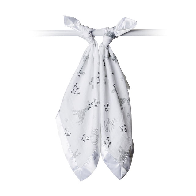 Lulujo - Security Blankets 2-pack Muslin Cotton - Vintage Bear
