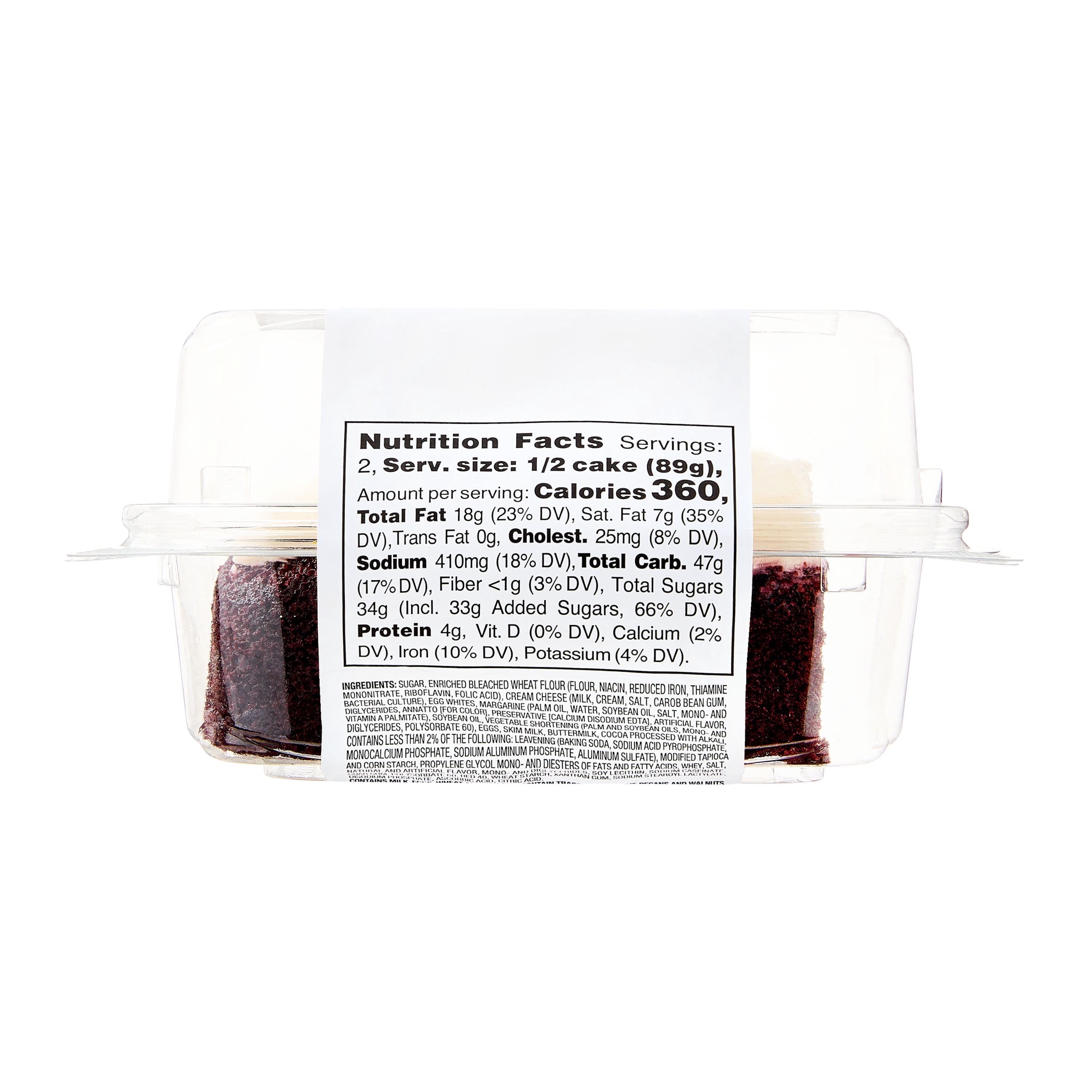 Freshness Guaranteed Red Velvet Cake Square, Baked, 6.33 oz (Refrigerated)