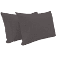 thumbnail image 5 of Superity Linen Pillow Cases Standard Size - Open Enclosure - 2 Pack - 100% Soft and Comfortable Premium Cotton - Dark Grey, 5 of 7