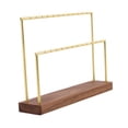 thumbnail image 4 of Milageto Earring Ear Studs Display Storage Rack Wood Base for Desk Tabletop Versatile, 4 of 8