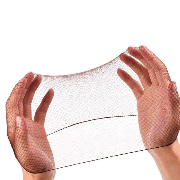 Red para el cabello 50 piezas, 20 pulgadas Redes para el cabello Elasticidad Malla elástica invisible para servicio de alimentos, moño de ballet, dormir, mujeres y peluca WD.WDQZL Hogar