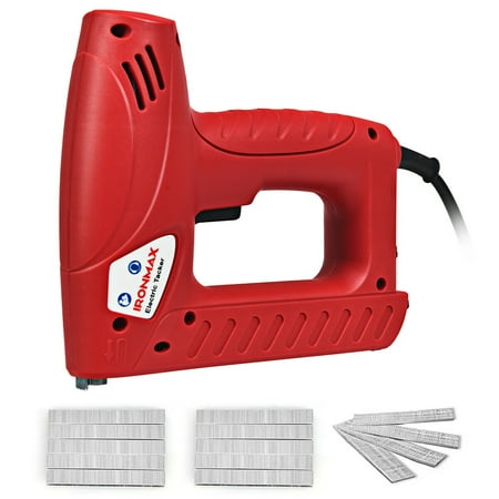 Costway Electric Staple Gun Kit 2-in-1 Brad Nailer For Upholstery And Home (The Best Staple Gun)