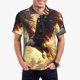 thumbnail image 1 of Balery Golden Sky Bald Eagle Camisa Polo de Hombre con Estampado, de Manga Corta y Tejido Medio, Camisa Tipo Golf Polo-Small, 1 of 6